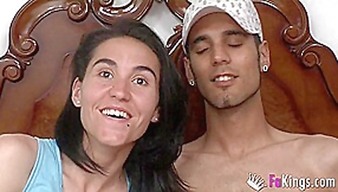 She is fucked by another guy in front of her husband: he doesn't like it