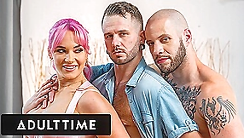 ADULT TIME - Bisexual Studs Join Big Booty Babe Siri Dahl For THE BEST MMF THREESOME!