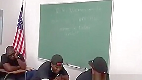 Horny Arab Teacher interracial Gangbang