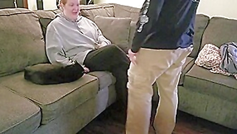 Ignored by Redhead Slut, As I eat Her Pussy and Fuck