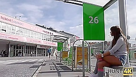 HUNT4K. Cuckold let girlfriend have sex for money with another guy