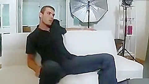 Penniless stud lets feisty mate to shag his gf for hard cash