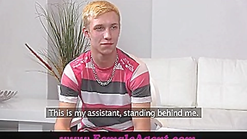 Unsuspecting stud dominated into casting pegging session