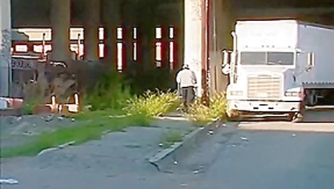 Young Black Slut Fucks Two Guys In Alley
